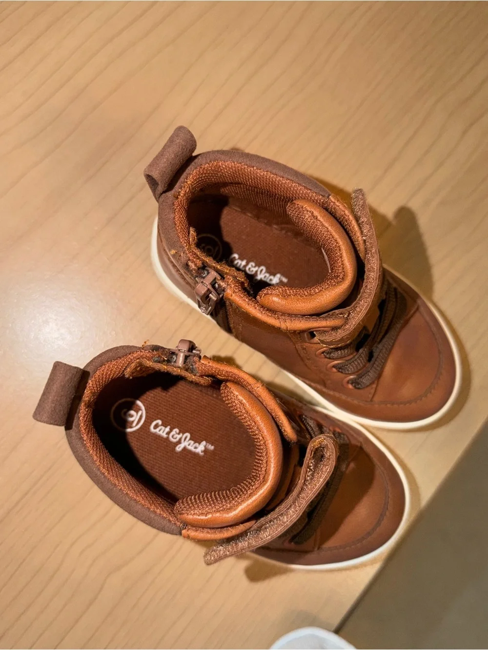 Cat & Jack Brown Toddler High-Top Boots